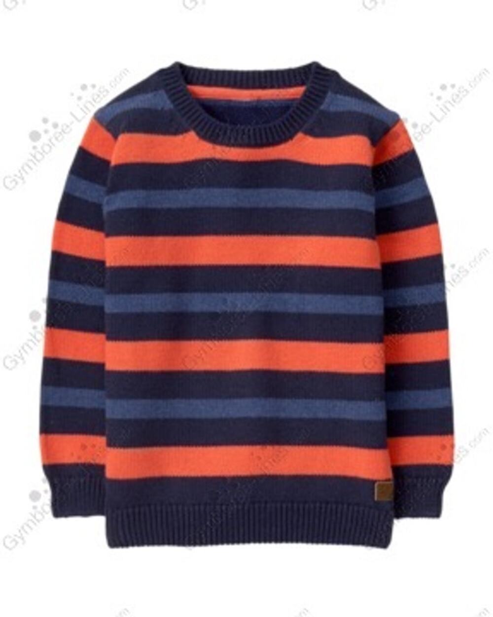 Janie and Jack Boys 2T Autumn Sunset Striped Sweater